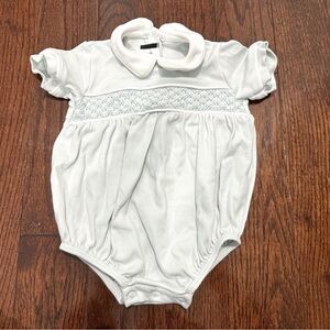 Classic White Baby Romper